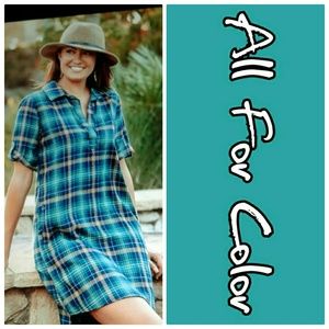 ALL FOR COLOR Tunic Dress Comfy NWT W/Gift Bag